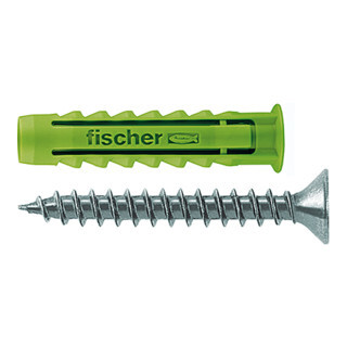 fischer fischer plug SX Green 8 x 40 S met schroef Aantal:45