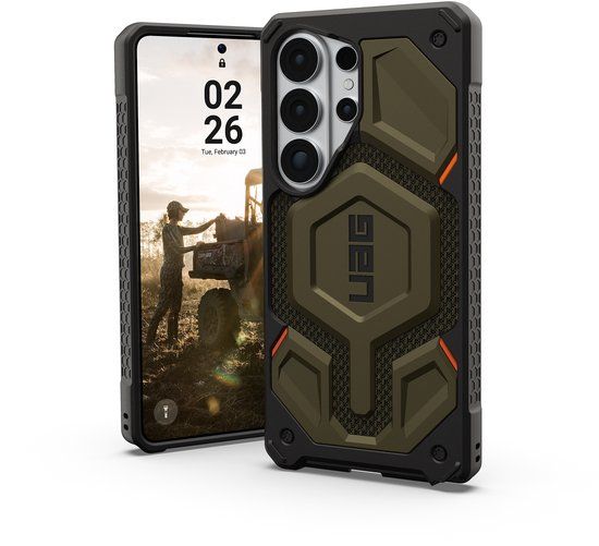 Urban Armor Gear UAG Monarch Pro Backcover geschikt voor Samsung Galaxy S26 Ultra - Kevlar Element Green