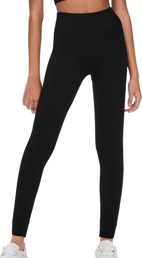 ONLY PLAY ONPJAIA LIFE HW SEAM TIGHTS NOOS Dames Legging - Zwart - Maat M