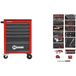 Gedore RED R21560002 Chariot à outils MÉCANICIEN 166 pièces