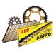Kettingset DID Stealth Kettingset 530VX3 / 116 Klinkslot Goud voor Yamaha YZF-R6 600 cc Bj. 2003-2007