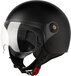 VINZ Helmets VINZ Duoro Jethelm met Vizier | Scooterhelm & Motorhelm & Brommerhelm & Snorfietshelm | ECE 22.06 goedgekeurd | Lichtgewicht 1100 gram | Inclusief Opbergzak | Mat Zwart - M