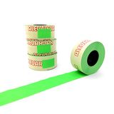 26 Dymo 26 x 16 cm, rechthoekige blisterverpakking, 10 rollen prijsetiketten, neongroen, afneembaar, 800 etiketten per rol, in totaal 8.000 etiketten
