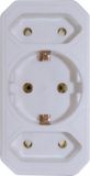 Scanpart Wit netstekker adapter