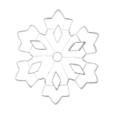 Nordwik Emporte-pièce flocon de neige Grand