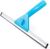 Benson Raclette/raclette - manche en plastique - lame réglable - bleu - 30 cm