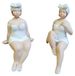 Icecat Set de statues de jardin imperméables de sirènes - Décoration d'extérieur