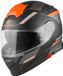 Bogotto V271 Delta Mat Zwart Oranje Systeemhelm - Helm