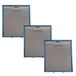 DL SERVICE Vetfilter voor afzuigkap, 3 aluminiumfilters, compatibel met het model Propeller voor afzuigkap, afmetingen 26,7 x 30,5 x 0,9 cm