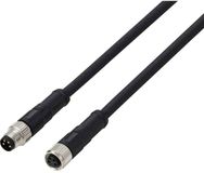 TRU COMPONENTS TC-13752004 Aansluitkabel M8 x 1 Aantal polen (sensoren): 4 Stekker, recht, Bus, recht 5 m 1 stuk(s)