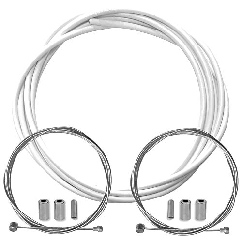 cyclingcolors Fiets remtrekhoes 5 mm bochttrekkoord voor achter, stalen hoes Teflon MTB racefiets