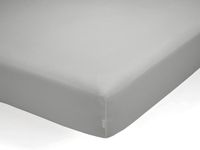 Alexandra House Living Qutun Verstelbaar onderlaken Parelgrijs 160 x 200 cm