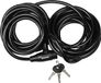 Stahlex Spiraal kabelslot - Ø 10mm x 8 meter - zwart