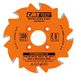 CMT 240.008.04 Biscuit Joiner Blade, 10 cm diameter x 8 tanden, PTFE-gecoat.