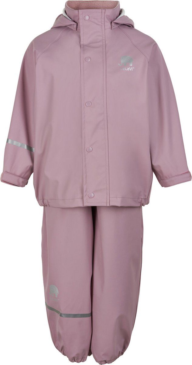 CELAVI - Basic regenpak voor kinderen - Mauve Shadow - maat 70 (6 Months) - Polyester