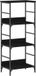 vidaXL Étagère - 3 niveaux - 50 x 33 x 117,5 cm - Bois transformé - Chêne noir