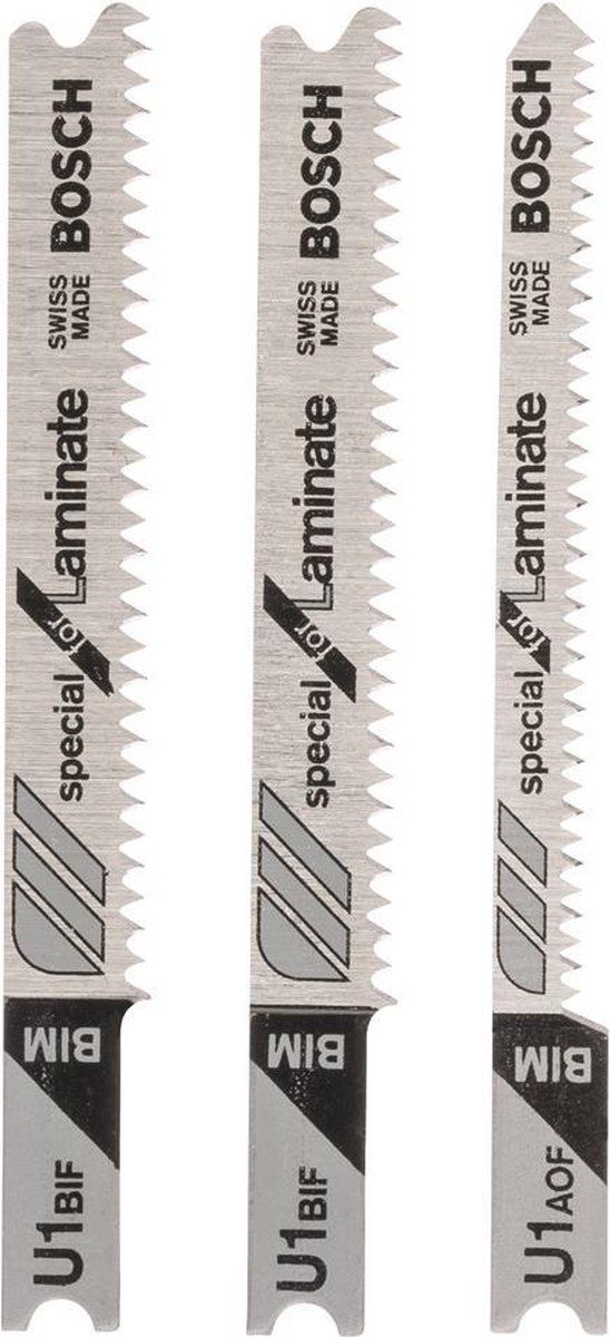 Bosch decoupeerzagen set - Voor lamitnaat - 2XU101BIF+1X U101AIF