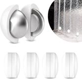 GLODI GOODS® Douchegordijn gewichtjes 4 stuks - Wit