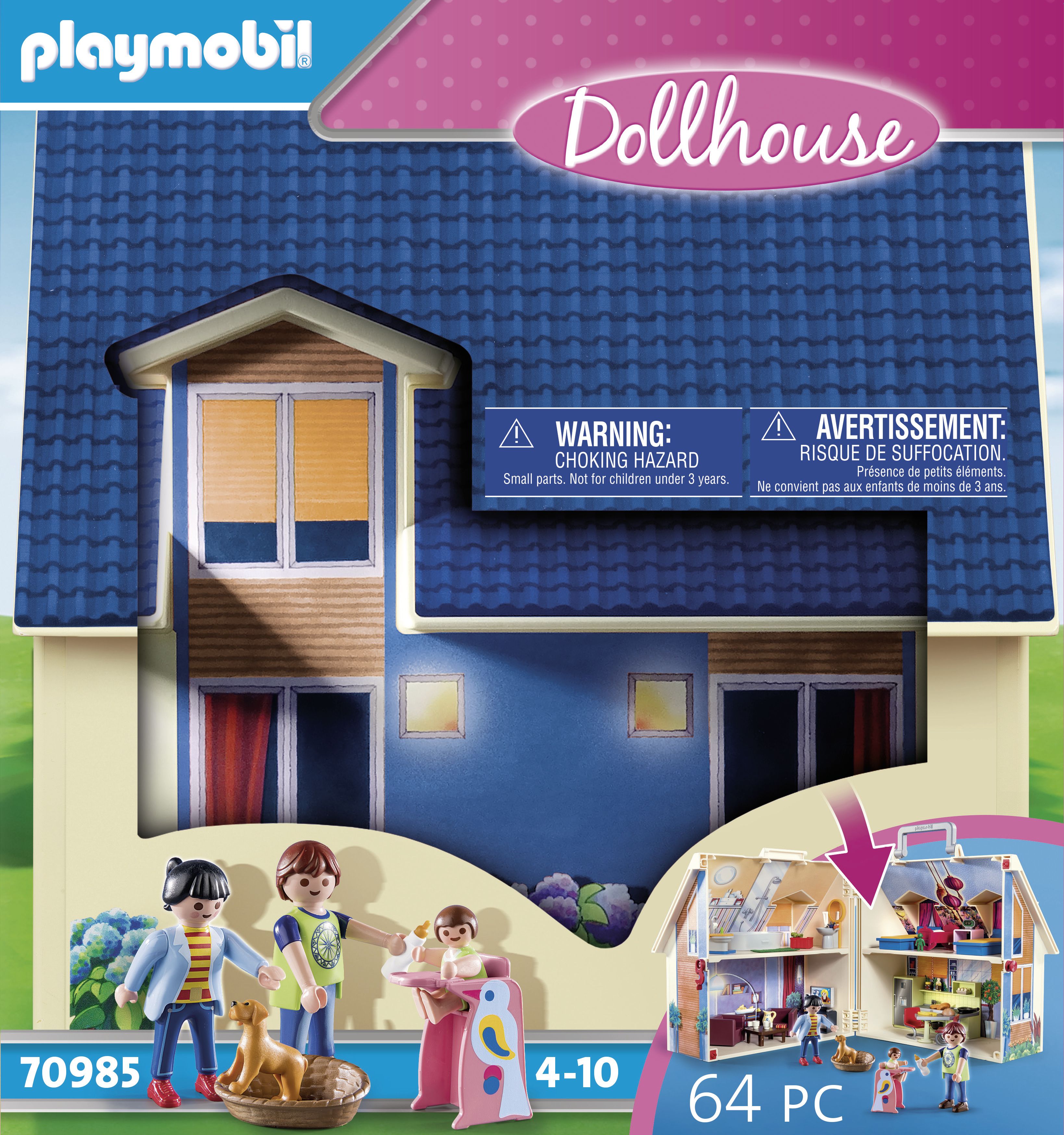 PLAYMOBIL Dollhouse 70985 - Building Set - 4+ Years