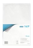 10 Bantex F6 luchtkussenenveloppen, 240 x 350 mm, 16/F, wit, 10 stuks