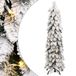 vidaXL Kunstkerstboom met verlichting en sneeuw 80 LED's 150 cm