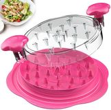 Ibenzoa® Broyeur à viande avancé avec conception ergonomique et couvercle transparent pour une cuisine efficace