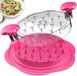 Ibenzoa® Broyeur à viande avancé avec conception ergonomique et couvercle transparent pour une cuisine efficace