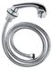 Douche de lavabo universelle avec tuyau pour usage en salon Argent