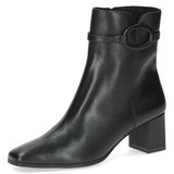 Caprice Dames Enkellaarsje 9-25310-45 Zwart Gestructureerd Leer G-Wijdte Maat 41