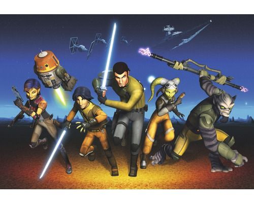 KOMAR Fotobehang papier Disney Edition 2 Star Wars Rebels Run 368 x 254 cm