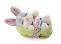 NICI knuffeldier konijn grijs 12 cm
