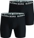 Björn Borg Performance Sportonderbroek Mannen - Zwart/Wit - Maat L