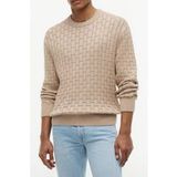 Tommy Hilfiger Mock Cable Crew Neck Batique Khaki