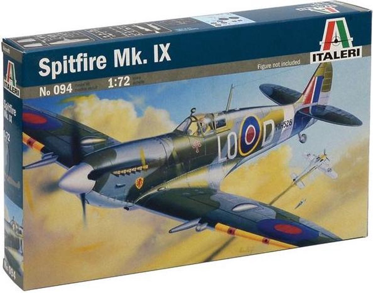 Italeri 0094S - Spitfire Mk.9 vliegtuig