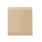 500 Bol Vetvrij snackzakje bruin 17 bij 18 cm, 2 kanten open | 500 stuks