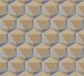 A.S. Création Nara 387483 Behang grafisch geel blauw oranje hexagon vliesbehang 10,05 m x 0,53 m Made in Germany