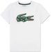 Lacoste Jongens T-shirt Wit Katoen Ronde Hals Korte Mouw