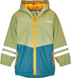 Playshoes Regenmantel Regenjas met fleecevoering, uniseks, kinderen (1 stuk), Olijf/Petrol