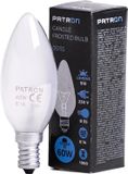 Patron E14 Kaars Gloeilamp | 60W 2700K 510Lm Mat | Dimbaar