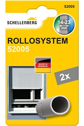 Schellenberg 52005 rolluik stopnokken, 20 x 40 mm, grijs, 2 stuks