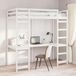 Maison Exclusive - Cadre de lit mezzanine blanc 90 x 190 cm Bois de pin massif