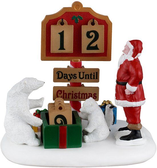Lemax North Pole Countdown Huis Kunststof Verlichting Ja