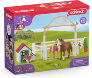 Schleich HORSE CLUB Hannahs gastpaarden met hond 42458
