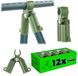 KADAX Connecteur de tige de plante en plastique, connecteur avec charnière pour tiges de plantes, accessoires de jardin pour connecter, aide à l'escalade, supports de tige (11 mm, 12 pièces)