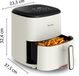 Moulinex Easy Fry Max Airfryer, 5 L, 10 Programma's, Afneembaar Front, Ecru