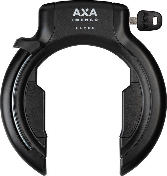 AXA Imenso X-Large Ringslot + ULC 130 + Zadeltas - ART2 - Zwart