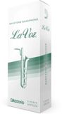 La D'Addario Woodwinds La Voz Baritonsaxofoonriet, Medium, 5-pack, Unfiled