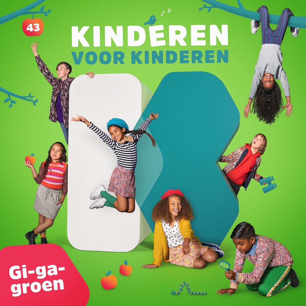 PIAS Nederland Kinderen Voor Kinderen - Deel 43 - Gi-Ga Groen (CD)