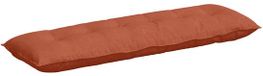 vidaXL Rugkussen Rood-Oranje 160 x 50 cm Corduroy stof
