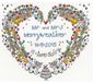 Bothy Threads Wedding Heart XWS10 Kruissteekset
